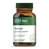 GAIA Herbs Pro Bacopa: botella de cápsulas líquidas para apoyo a la concentración diaria.
