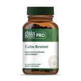 Gaia Herbs PRO Calm Restore: bote de cápsulas para apoyo diario de la calma.