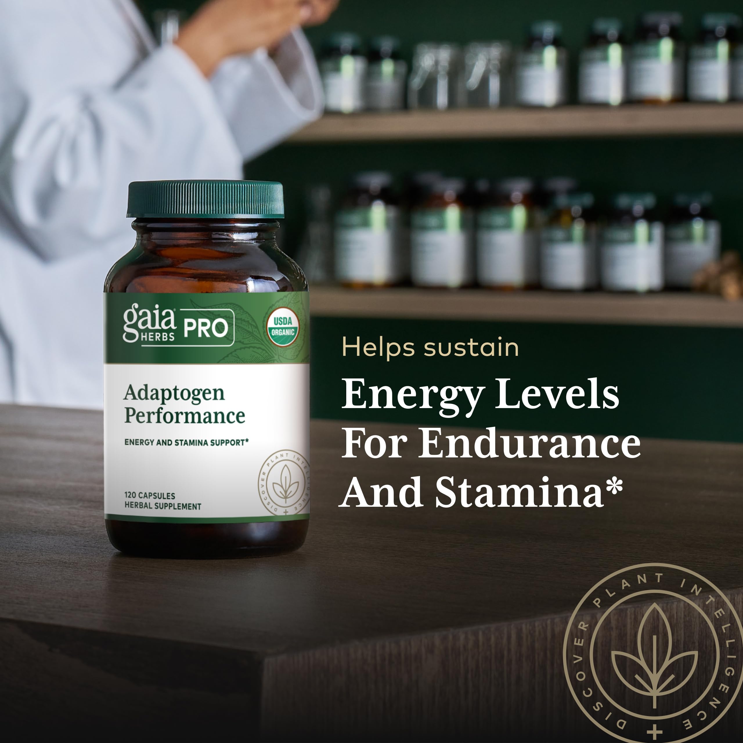 Control de calidad de Gaia Herbs PRO para pureza y potencia.