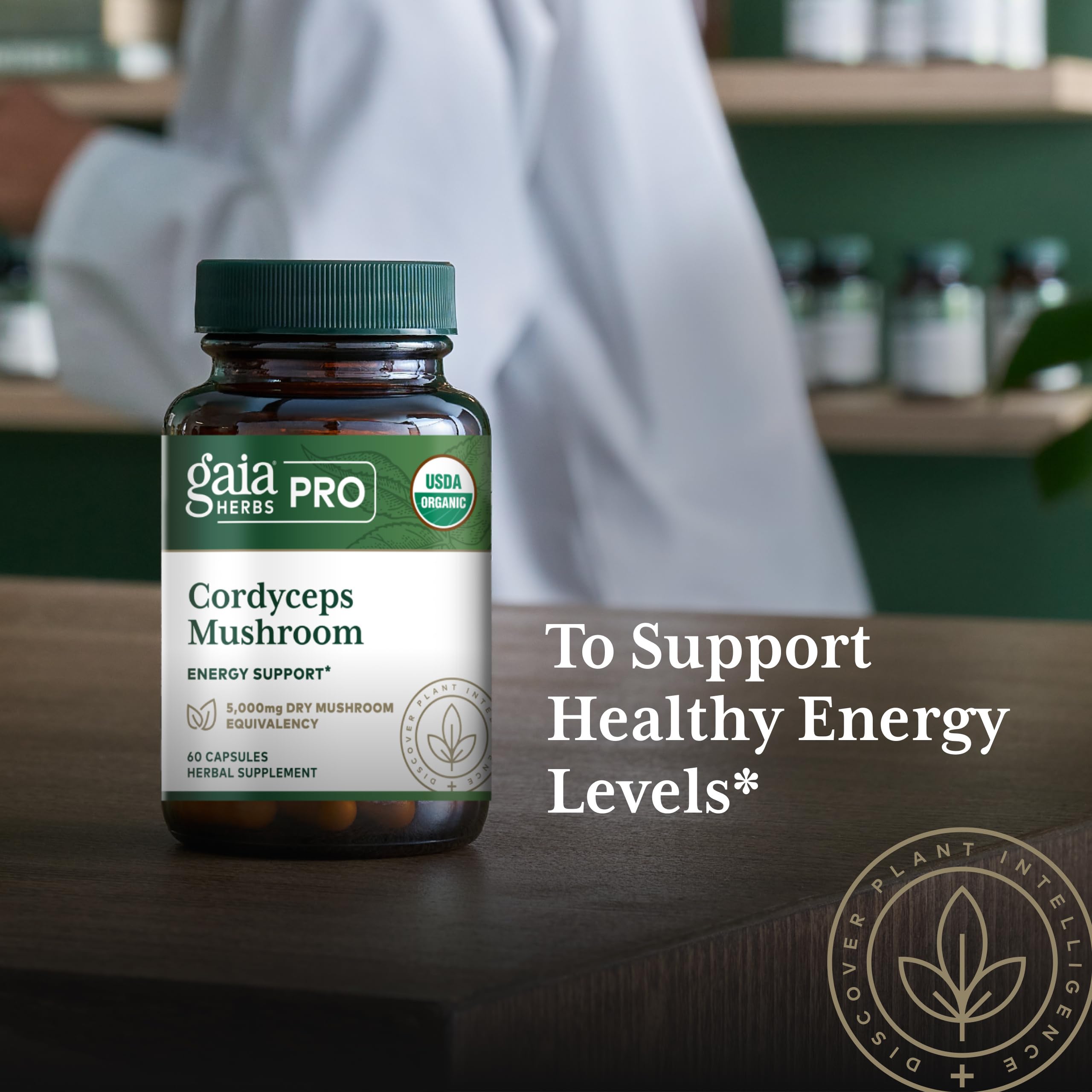 Gaia Herbs Pro Cordyceps: cultivo en granja regenerativa de Carolina del Norte.