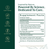 GAIA HERBS PRO Curcuma Supreme: pimienta negra que favorece la absorción de curcumina.
