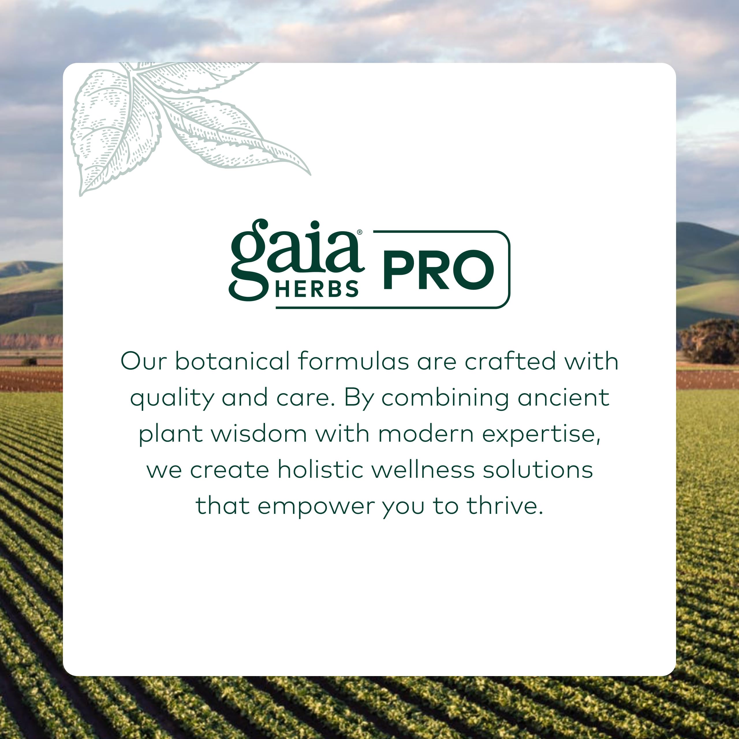 Gaia Herbs PRO EpiVital finca orgánica regenerativa, cultivo responsable de ingredientes