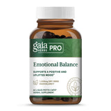 Gaia Herbs PRO Equilibrio Emocional, botella para calma diaria.