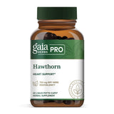 Gaia Herbs Pro espino alvar, bote de cápsulas para apoyo circulatorio potencial.