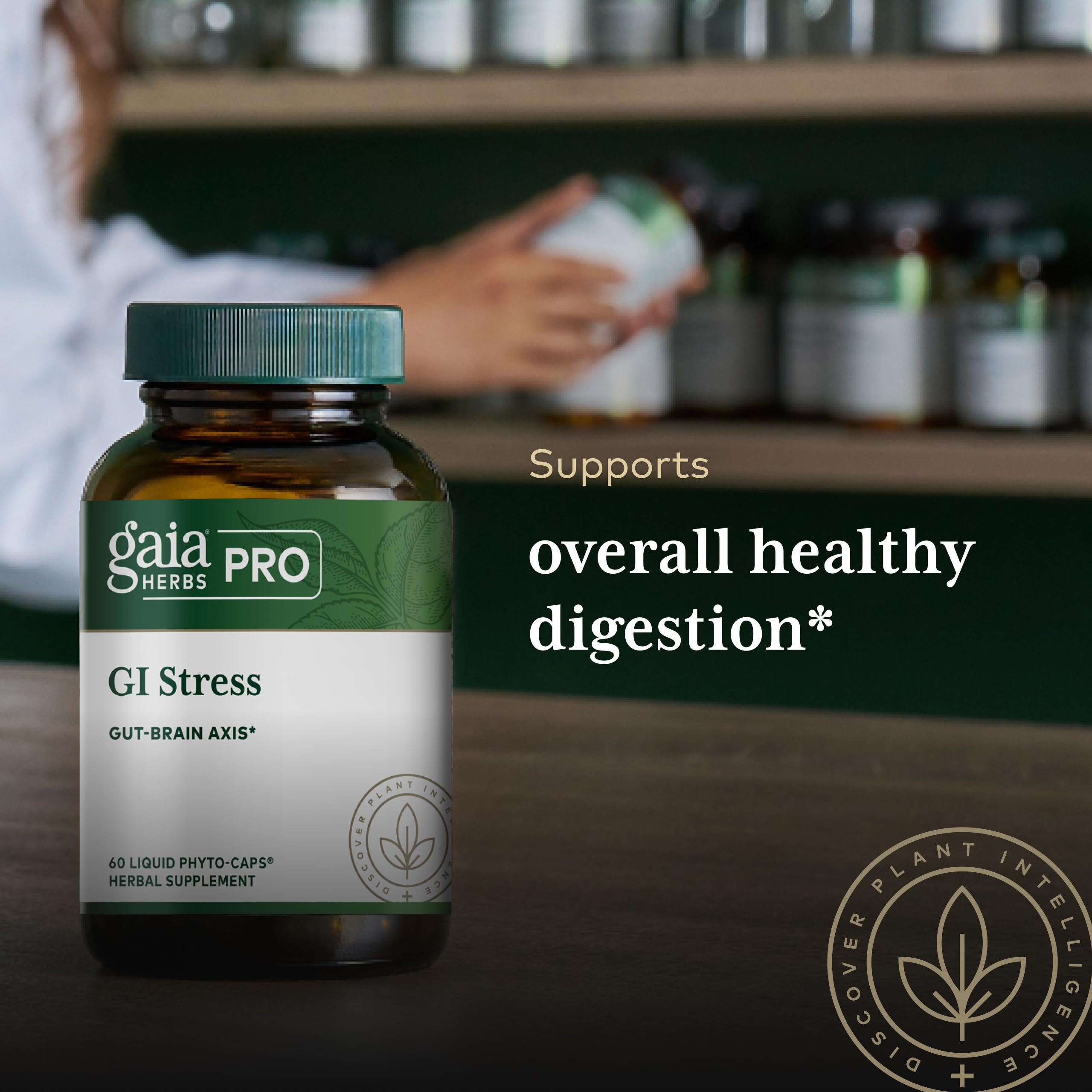 Gaia Herbs PRO GI Stress, camomila para una digestión más suave