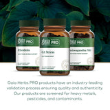 Gaia Herbs PRO GI Stress, finca regenerativa certificada en Carolina del Norte