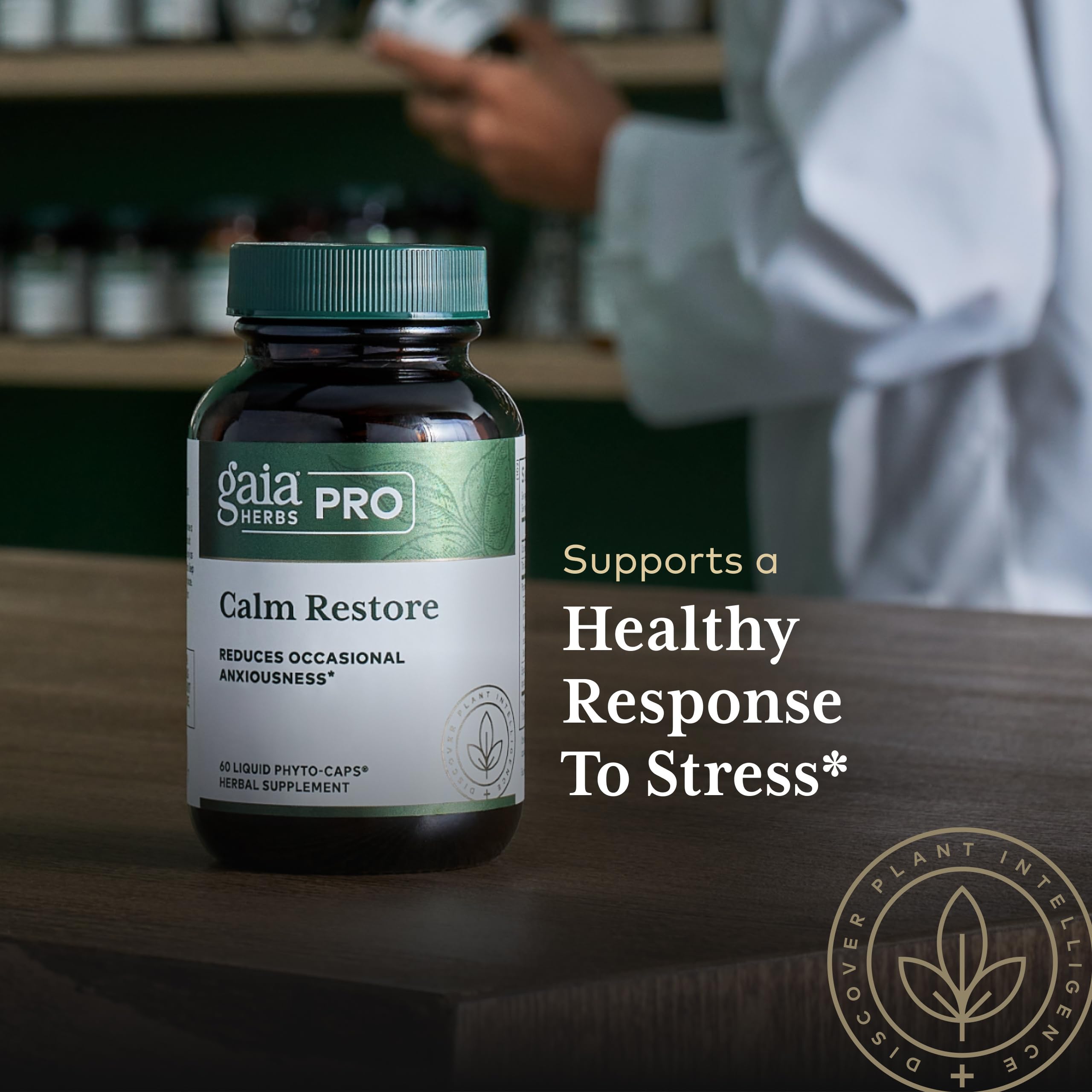 Gaia Herbs PRO Calm Restore: granja regenerativa en Carolina del Norte, calidad sostenible.
