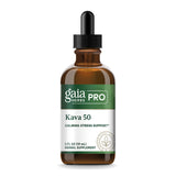 Gaia Herbs PRO Kava 50 en botella, apoyo para la calma ocasional.