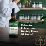 Visual de kavalactonas en Gaia Herbs PRO Kava 50 para relajación.