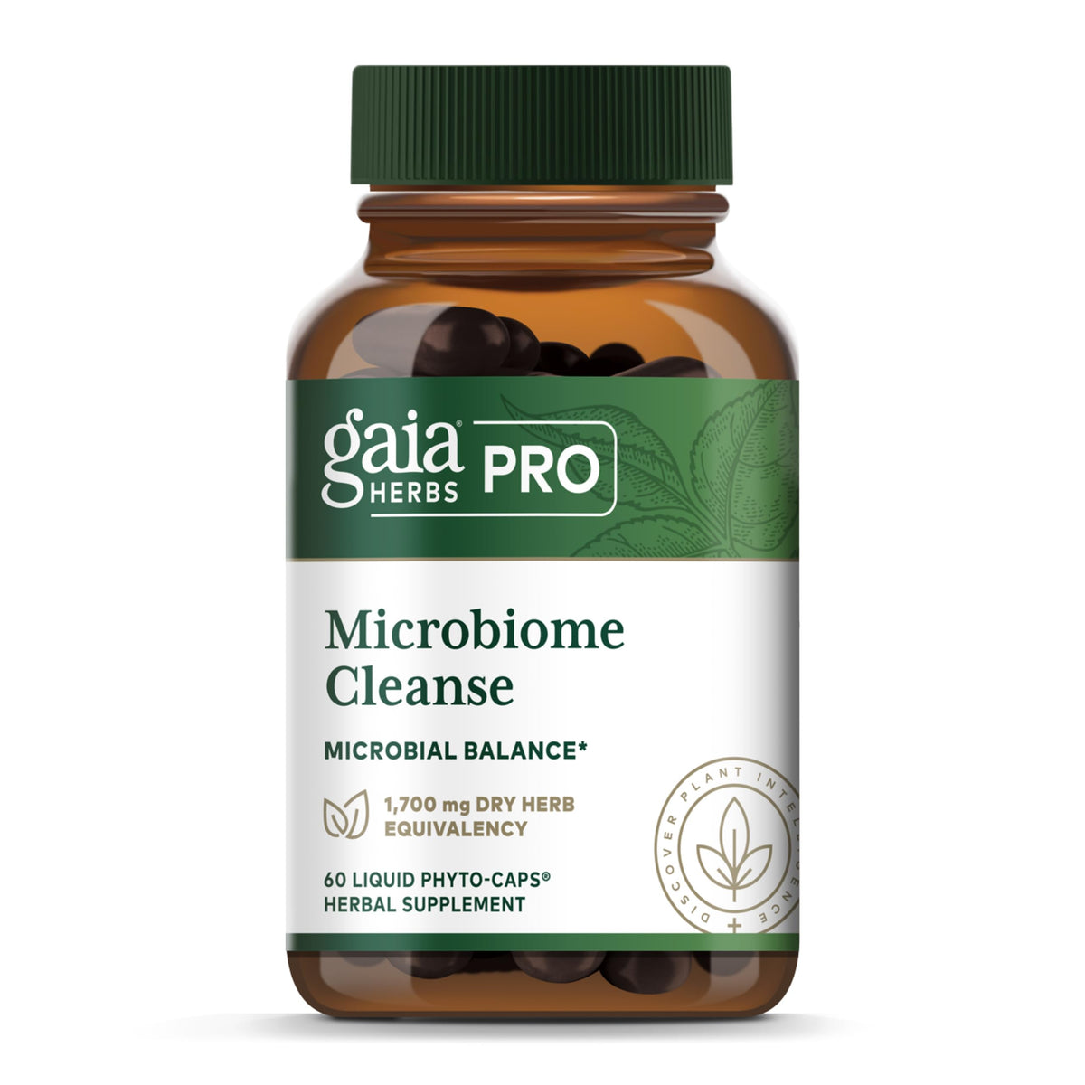 GAIA HERBS PRO botella, apoyo diario para la salud digestiva