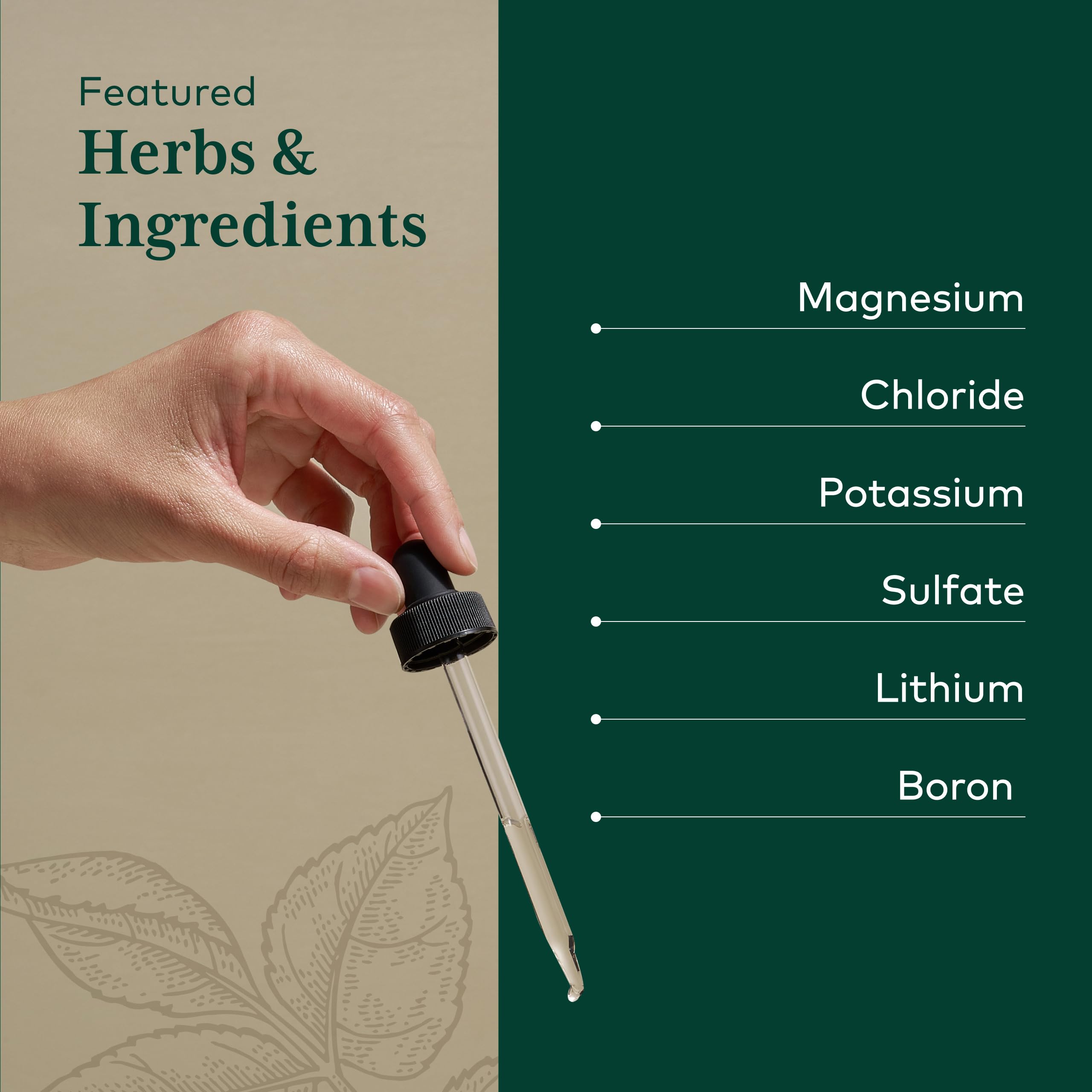 Gaia Herbs PRO Mg líquido con litio orotato para soporte enzimático.