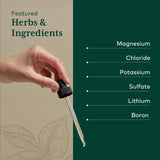 Gaia Herbs PRO Mg líquido con litio orotato para soporte enzimático.