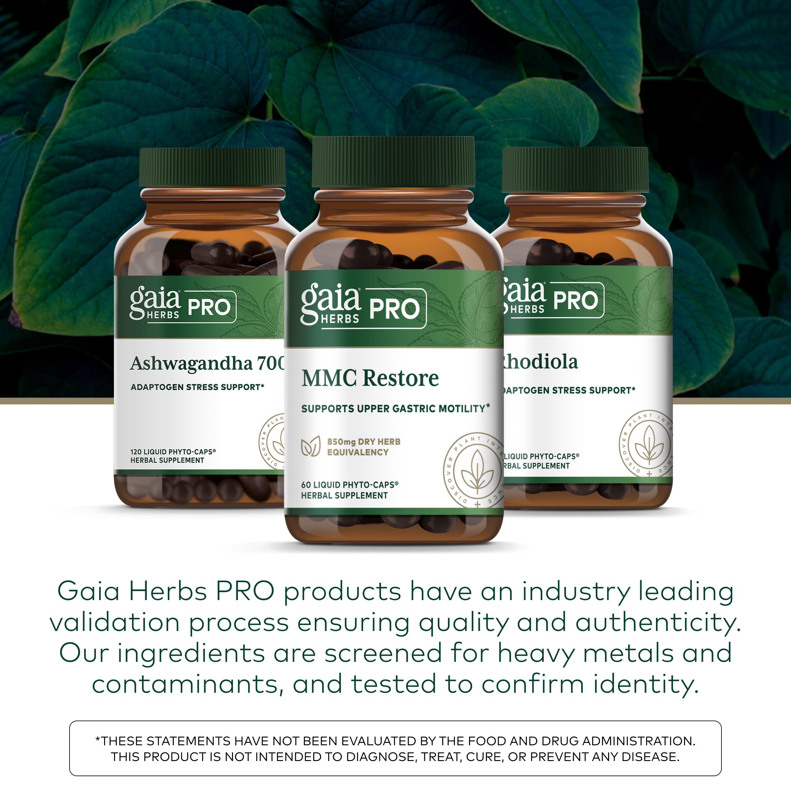 GAIA HERBS PRO MMC Restore: raíz de gentiana para apoyo digestivo natural