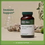 Gaia Herbs PRO Olive Leaf 1360, cápsulas líquidas para uso diario.