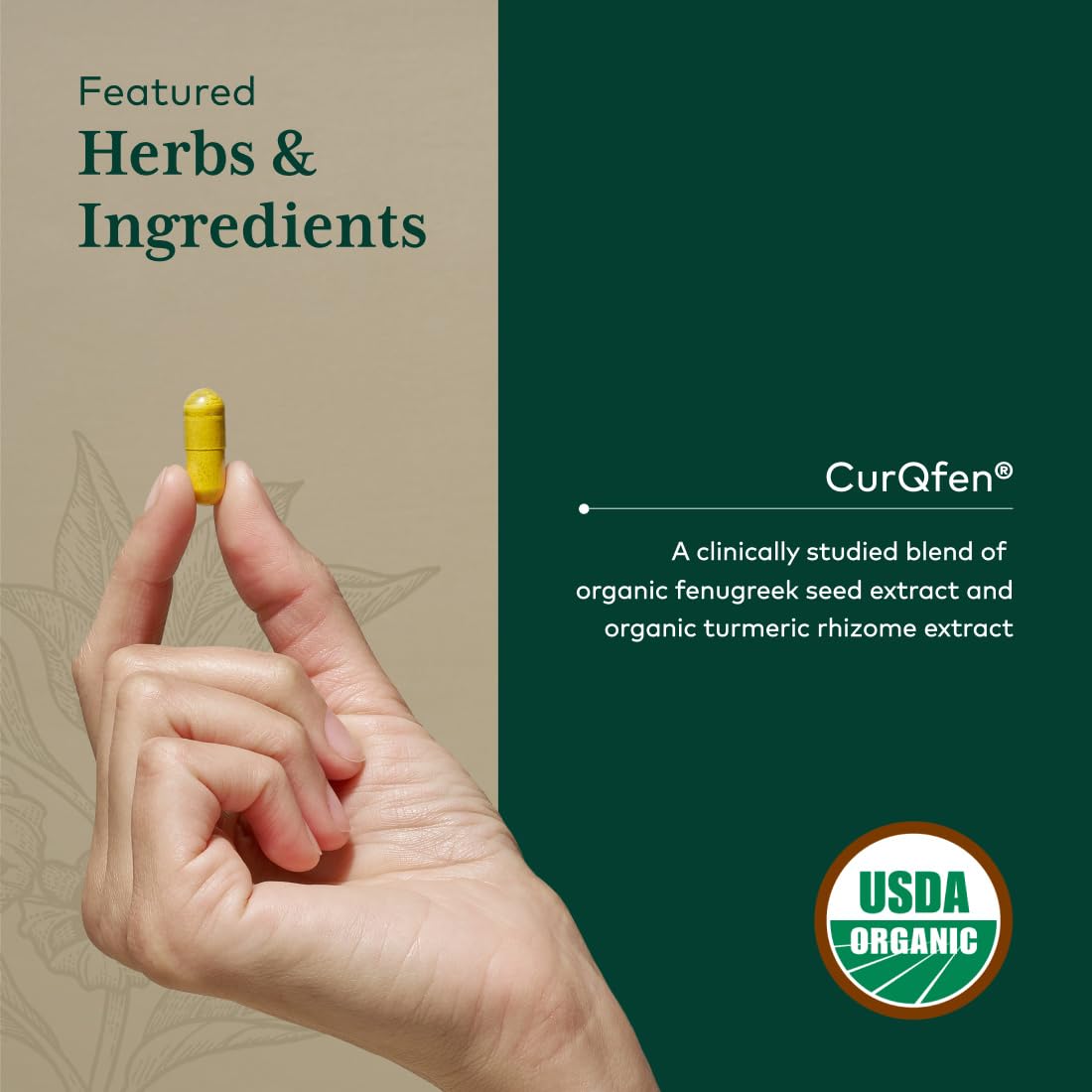 Etiqueta orgánica Gaia Herbs PRO, fuente de confianza.