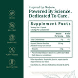 Gaian Herbs PRO Rhodiola, detalle de la botella: rosavinas por porción