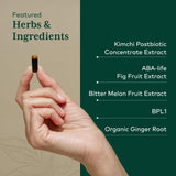 Gaia Herbs PRO Tri-Glycemic ingredientes clave figo y melón amargo.