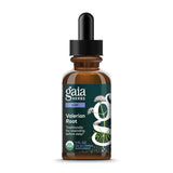 Gaia Herbs Valerian Root: botella de valeriana para apoyar relajación nocturna