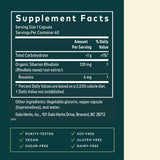 Gaia Herbs Rhodiola Rosea: cápsulas líquidas veganas para consumo diario y bienestar.