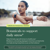 Gaia Herbs Rhodiola Rosea: origen europeo supervisado para una extracción responsable.