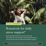 Gaia Herbs Sauco Negro, extracto concentrado para mayor potencia.