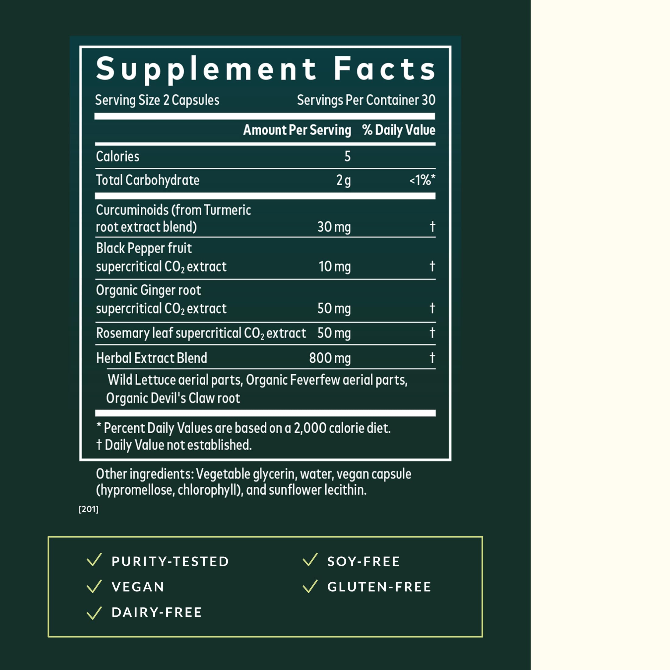 Gaia Herbs Turmeric Supreme cúrcuma y pimienta negra para mejor absorción.
