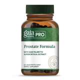 Gaia Herbs PRO Fórmula Próstata, botella, posible apoyo diario para la salud prostática.