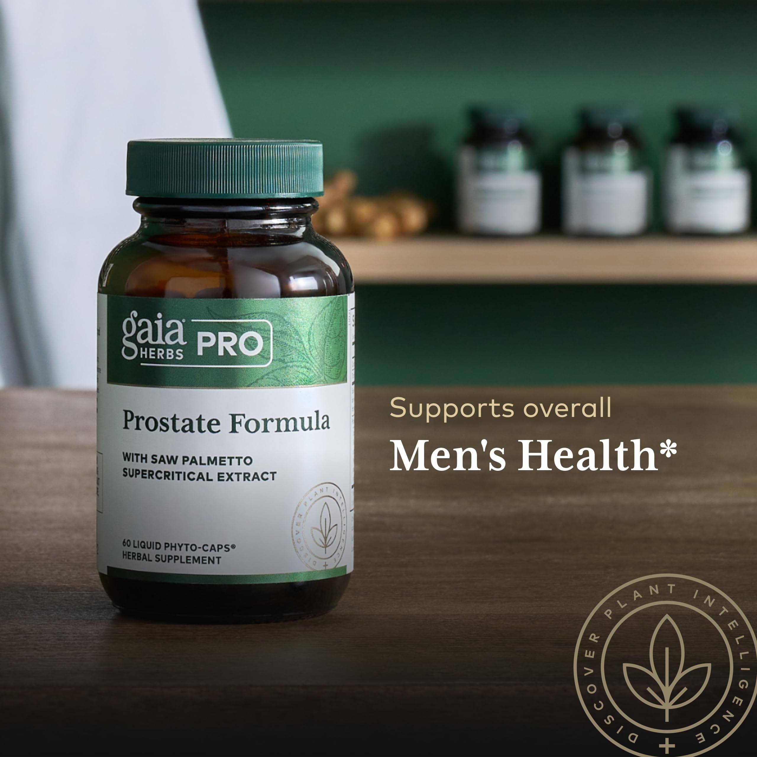Gaia Herbs PRO Fórmula Próstata, granja regenerativa, cultivo sostenible y responsable.