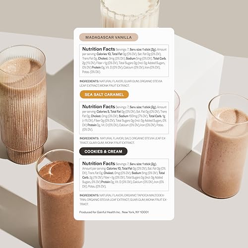 Gainful palitos de sabor vainilla: añadidos a avena nocturna para empezar el día.