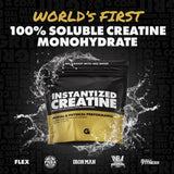 Gains in Bulk Creatina Instantizada: solución que se disuelve sin grumos.