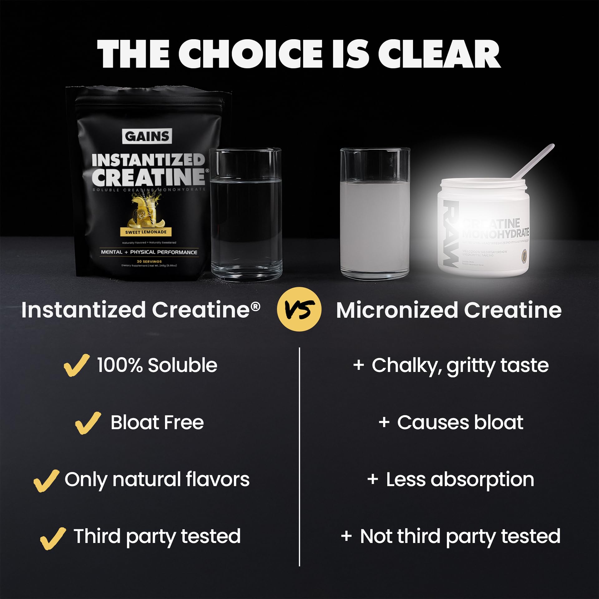 GAINS IN BULK creatina instantizada potencia fuerza y resistencia durante el entrenamiento