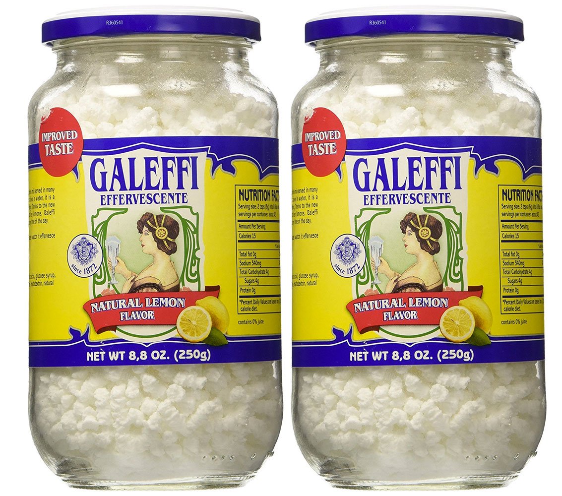 Galeffi antácido efervescente limón, bebida refrescante tras la comida para apoyar la digestión.