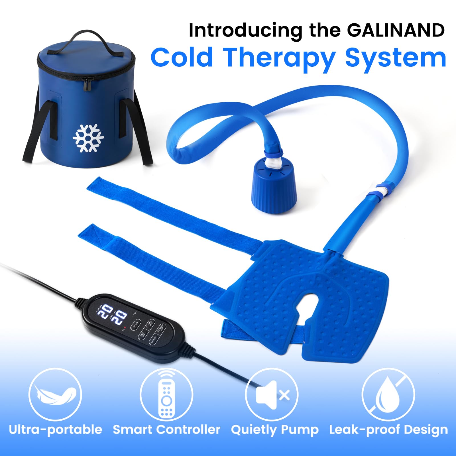 GALINAND cooler aislado desmontable para enfriamiento prolongado y limpio.