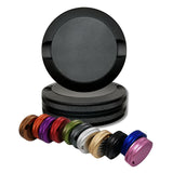 GAMEMEN lata metal estriado negra, vista frontal, ideal para objetos pequeños.