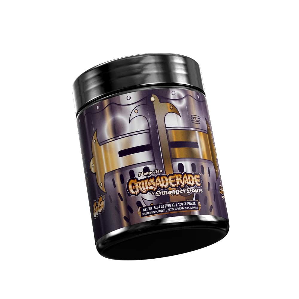 Gamer Supps GG Energy Crusaderade, 100 porciones en envase práctico