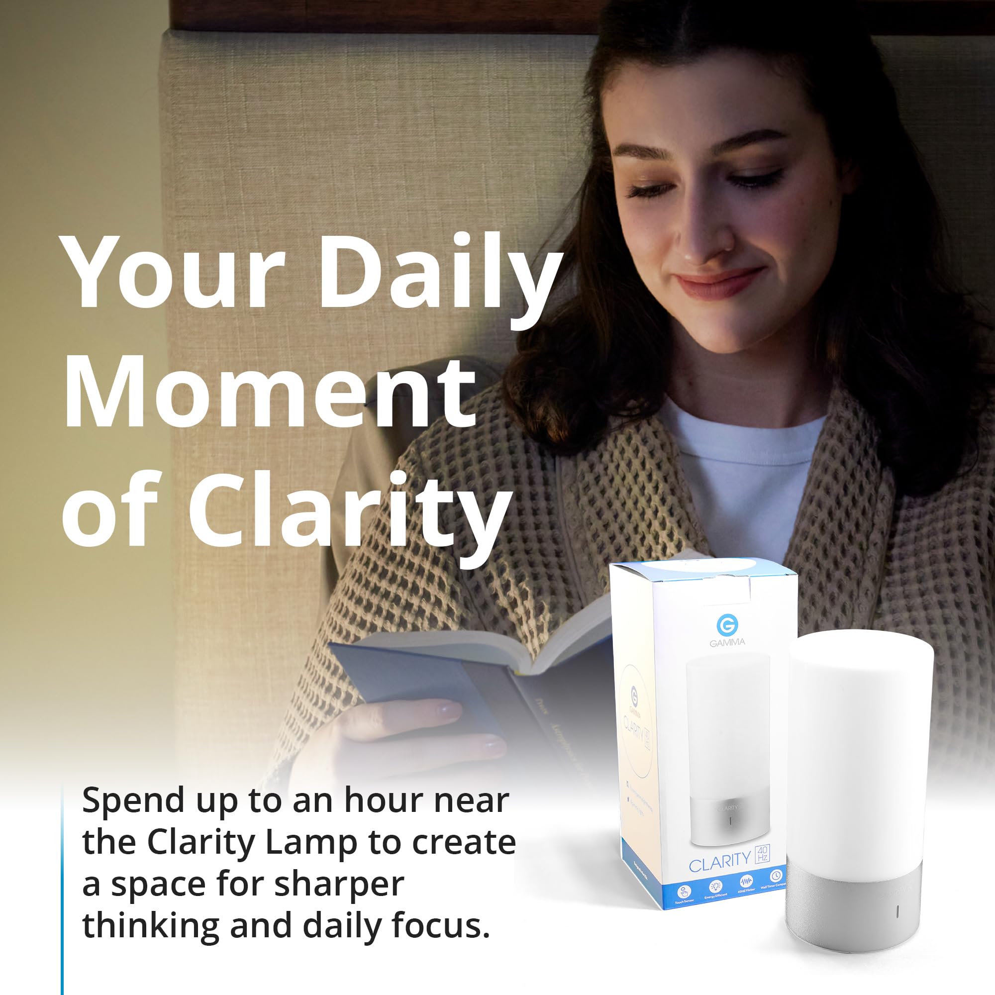 Gamma Clarity ideal para lectura y relajación diaria