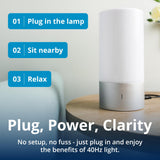 Gamma Clarity apoya la concentración durante estudio con 40 Hz