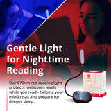 TonOS de atardecer de Revive: luz 670nm para señal de descanso.
