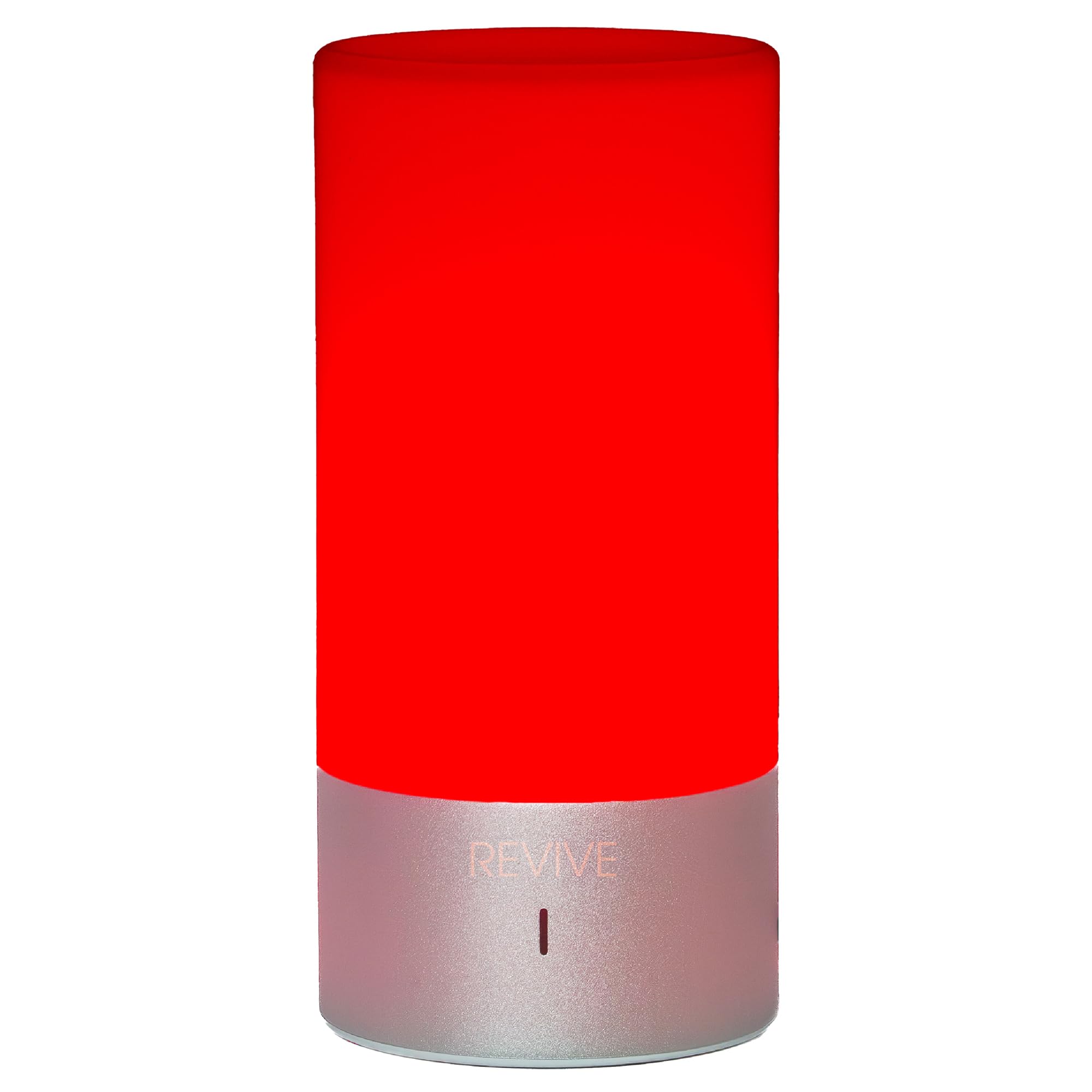 Gamma Revive: lámpara roja 670nm para dormir, crea ambiente cálido y relajante.