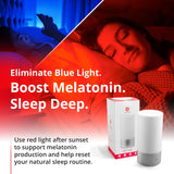 Gamma Revive: iluminación nocturna en dormitorio, apoyo a rutinas nocturnas.