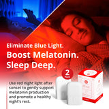 Gamma Revive: luz nocturna pequeña para dormitorio, evita deslumbrar los ojos.