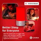 Gamma Revive: lámpara compacta para habitaciones pequeñas y mesas de noche.