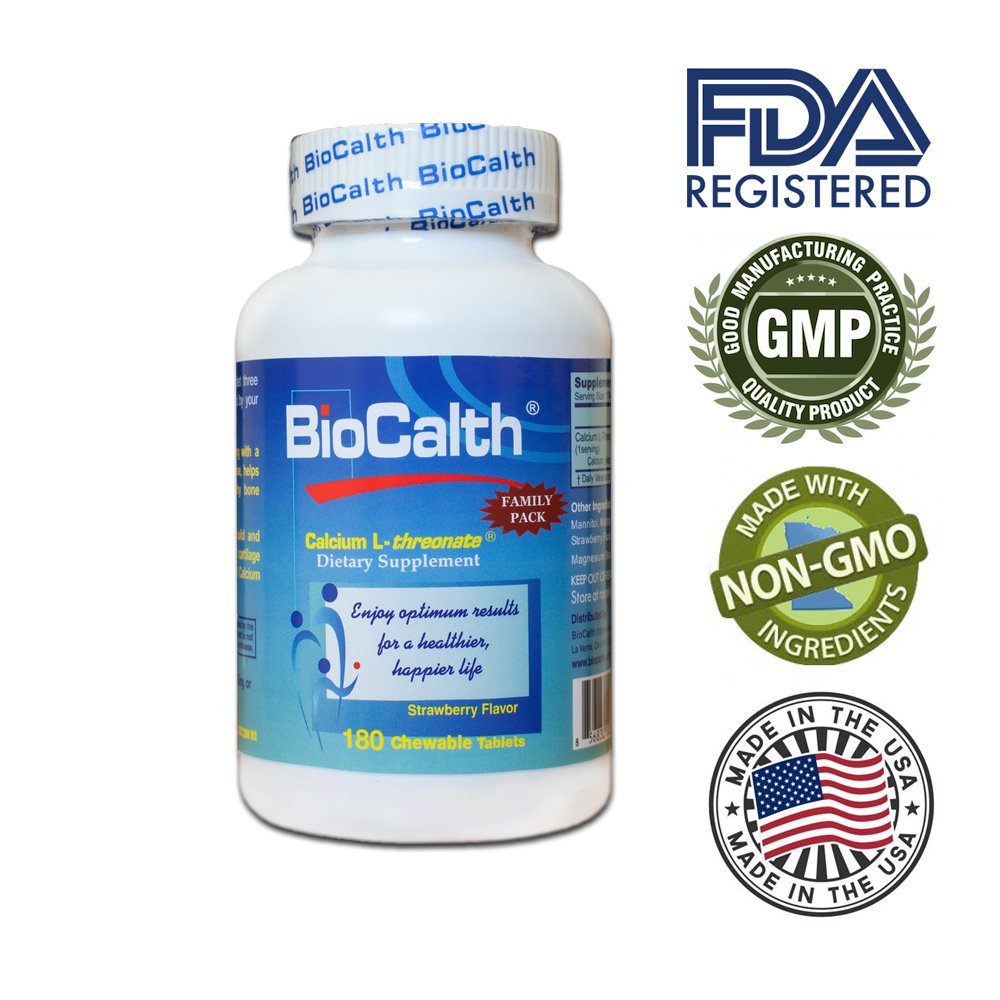 GANGAN BioCalth, tabletas sabor fresa, consumo diario fácil y agradable