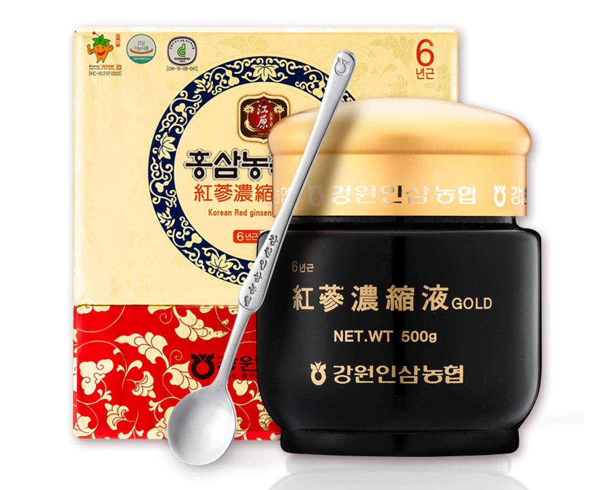 Gangwoninsam bote 500g: extracto de ginseng rojo de 6 años para uso diario