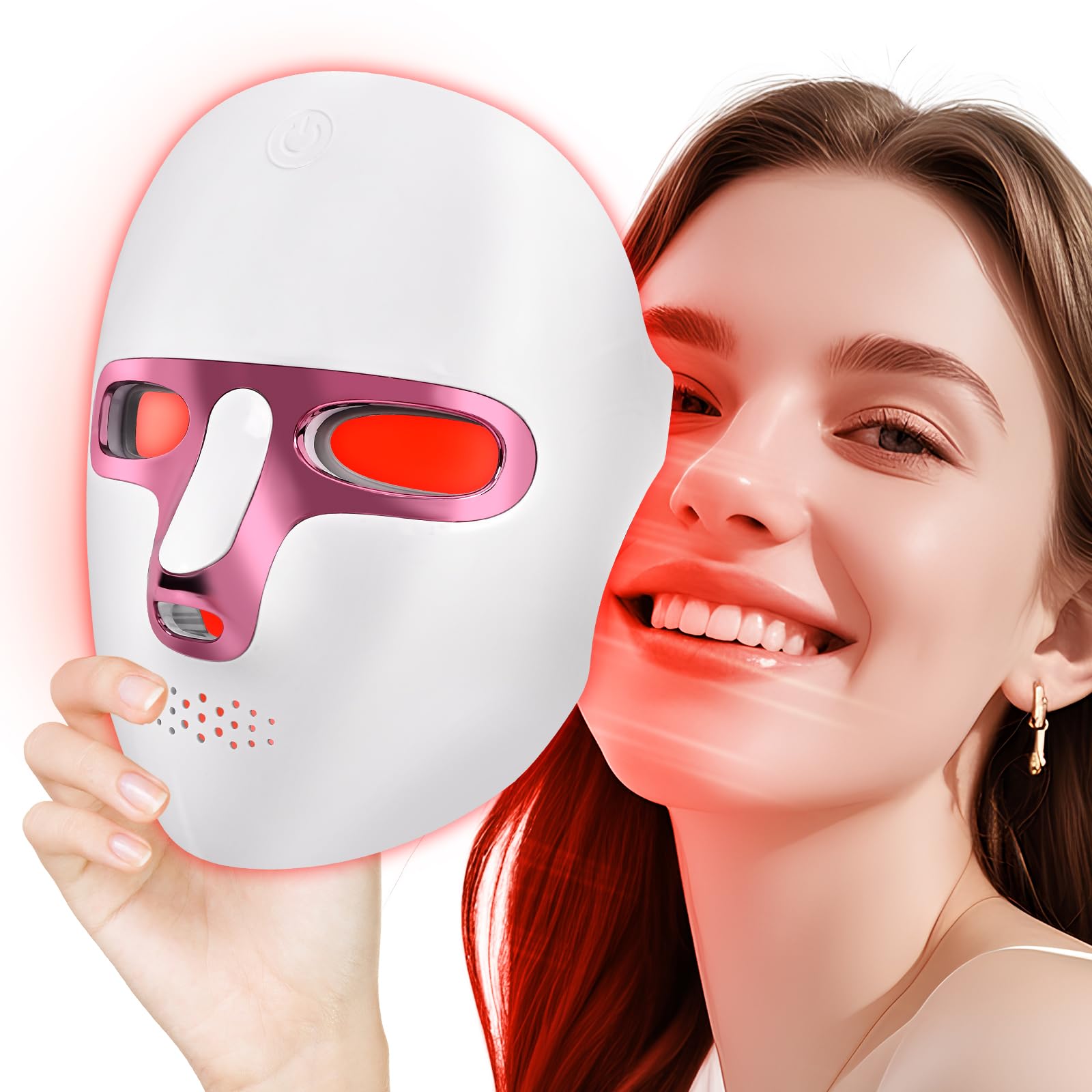 GANOEL Mascara LED 7 colores para cuidado de la piel en casa.
