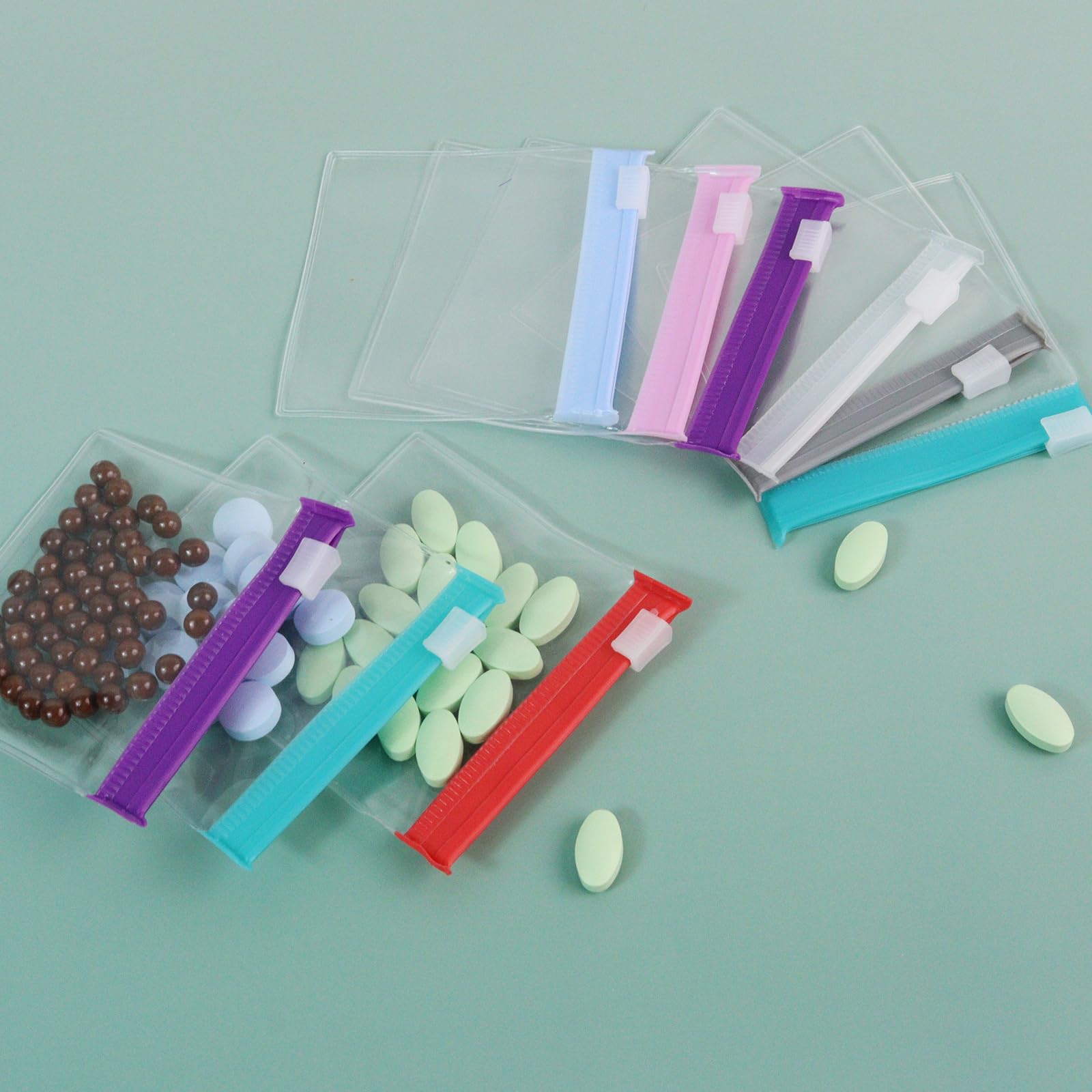 GAQWOK bolsa amarilla para pastillas con cierre, perfecta para kits de emergencia