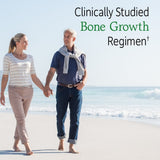 Garden of Life Calcium Grow Bone, etiqueta frontal, fórmula con D3 y K2 MK7