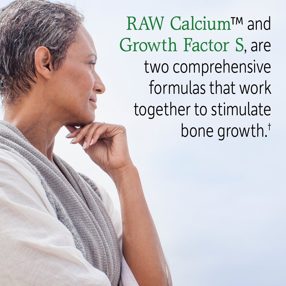 Garden of Life Calcium Grow Bone, pastillas, fuente mineral equilibrada con magnesio y estroncio