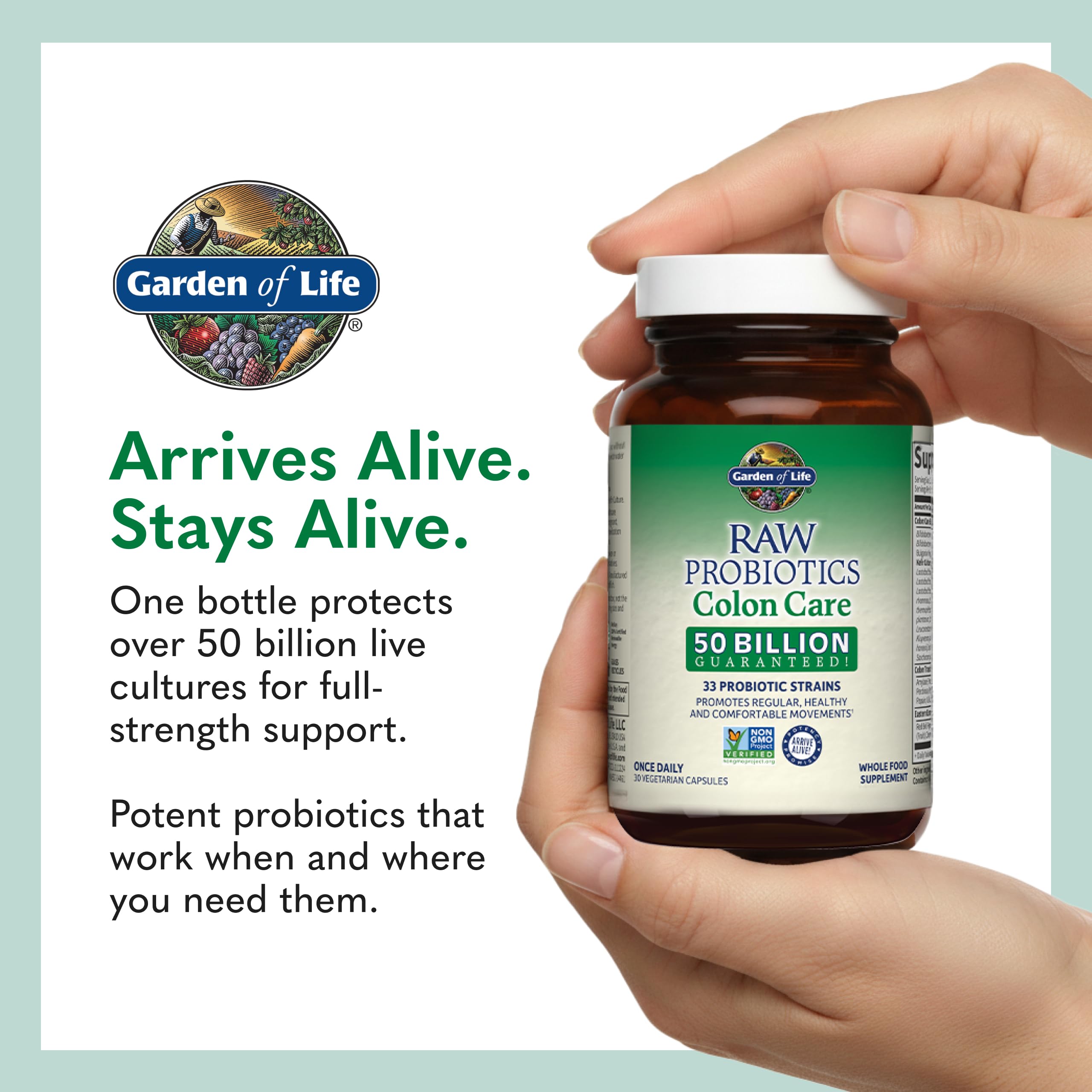 Garden of Life Colon Care, rito diario para confort digestivo.