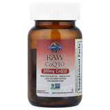 Garden of Life CoQ10 200 mg: etiqueta detallada de ingredientes.